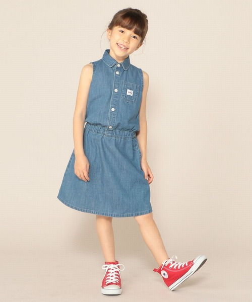 ノースリーブ ガールズシャツワンピース ワンピース Edwin エドウィン のファッション通販 Zozotown ノースリーブ ガールズシャツワンピース ワンピース Edwin エドウィン のファッション通販 Zozotown