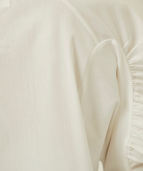 city(シティ)の「【CITY】トリコットボリュームスリーブハーフTEE(Tシャツ/カットソー・レディース・ブラック/マルチ/ホワイト・FREE)」の14枚目の写真