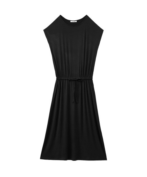 aimerfeel（エメフィール）の「【夏ルーム非表示】【販売終了】【プライスダウン】大人シンプルワンピース（ルームウェア/パジャマ・レディース・ピンク/ブラック/杢グレー・MEDIUM/LARGE）」の5枚目の写真