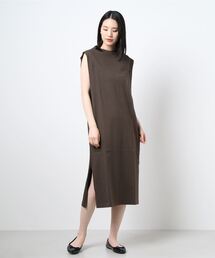 earth music&ecology | Iラインスリーブレスカットワンピース　＊(ワンピース)