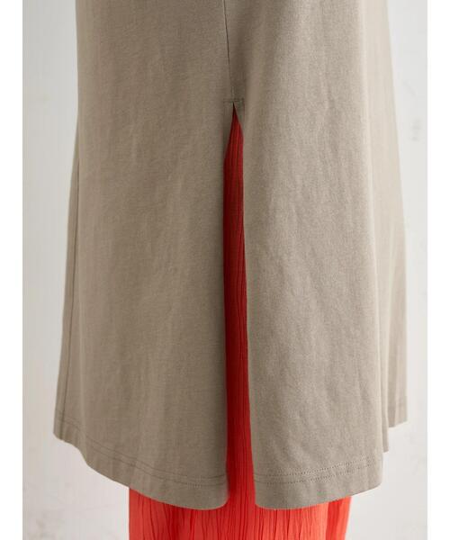 earth music&ecology（アースミュージックアンドエコロジー）の「Iラインスリーブレスカットワンピース　＊（ワンピース・レディース・グレイッシュベージュ/ピンク系その他2/ブルーグリーン/チャコールグレー/ダークブラウン・FREE）」の22枚目の写真