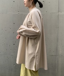 AS KNOW AS PINKY | 袖ぽわわんシャツチュニック(チュニック)