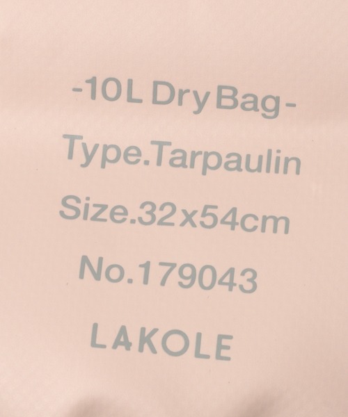 LAKOLE（ラコレ）の「【21DRY】ドライバッグ / 943212（ショルダーバッグ・レディース・アイボリー/ブラック/桜/グレー・FREE）」の21枚目の写真