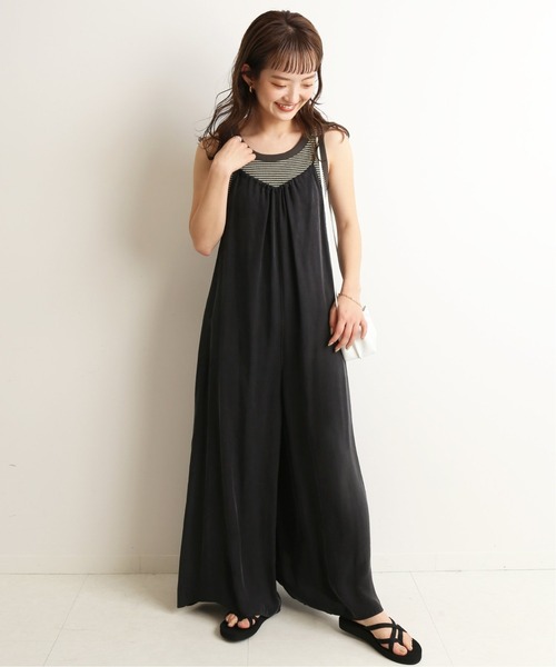 SLOBE IENA（スローブイエナ）の「マクラメカラーボーダーリブノースリーブ【手洗い可能】◆（タンクトップ・レディース・パープル/ブラウン・FREE）」の17枚目の写真