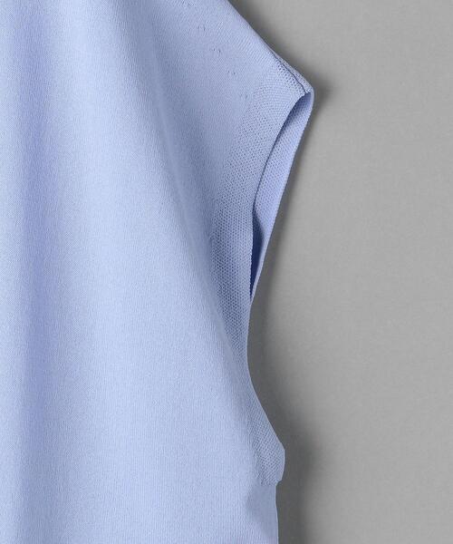 BEAUTY&YOUTH UNITED ARROWS（ビューティーアンドユースユナイテッドアローズ）の「BY 14Gレーヨンナイロンワイドフレンチスリーブニット -ウォッシャブル-（ニット/セーター・レディース・ライトグレー/オフホワイト/モカ/ライラック/その他7・FREE）」の19枚目の写真