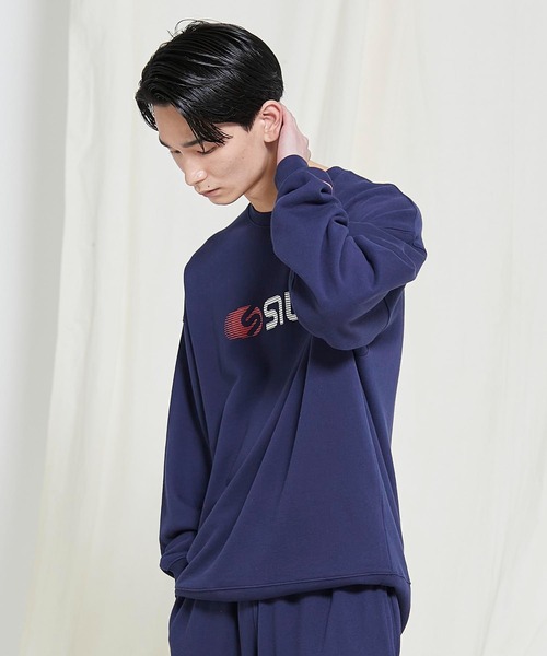 SILAS（サイラス）の「PRINT BIG SWEATSHIRT SLICE LOGO（スウェット・メンズ・オフホワイト/ブラック/ブルー/ネイビー・SMALL/MEDIUM/LARGE/X-LARGE）」の7枚目の写真