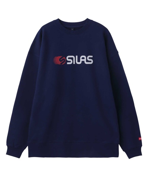 SILAS（サイラス）の「PRINT BIG SWEATSHIRT SLICE LOGO（スウェット・メンズ・オフホワイト/ブラック/ブルー/ネイビー・SMALL/MEDIUM/LARGE/X-LARGE）」の9枚目の写真