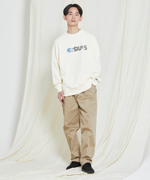 SILAS（サイラス）の「PRINT BIG SWEATSHIRT SLICE LOGO（スウェット・メンズ・オフホワイト/ブラック/ブルー/ネイビー・SMALL/MEDIUM/LARGE/X-LARGE）」の13枚目の写真