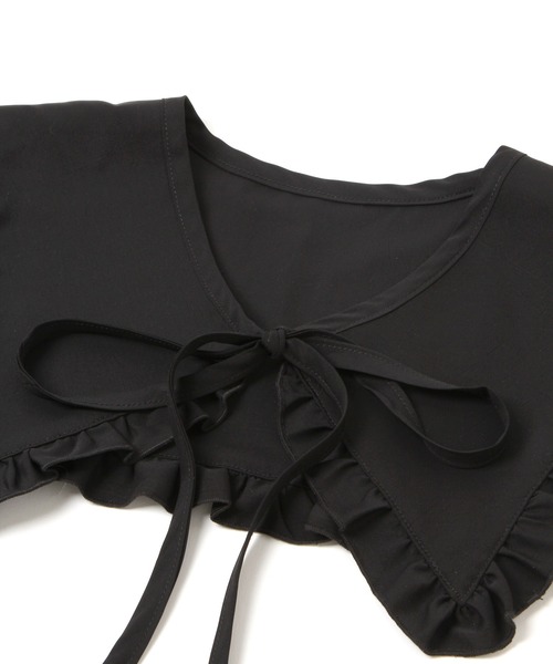 niko and...（ニコアンド）の「オリジナルフリルビッグ付け襟（付け襟・レディース・ホワイト/ブラック・0）」の7枚目の写真