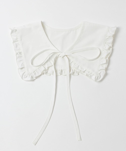 niko and...（ニコアンド）の「オリジナルフリルビッグ付け襟（付け襟・レディース・ホワイト/ブラック・0）」の14枚目の写真