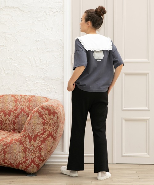 niko and...（ニコアンド）の「オリジナルフリルビッグ付け襟（付け襟・レディース・ホワイト/ブラック・0）」の17枚目の写真