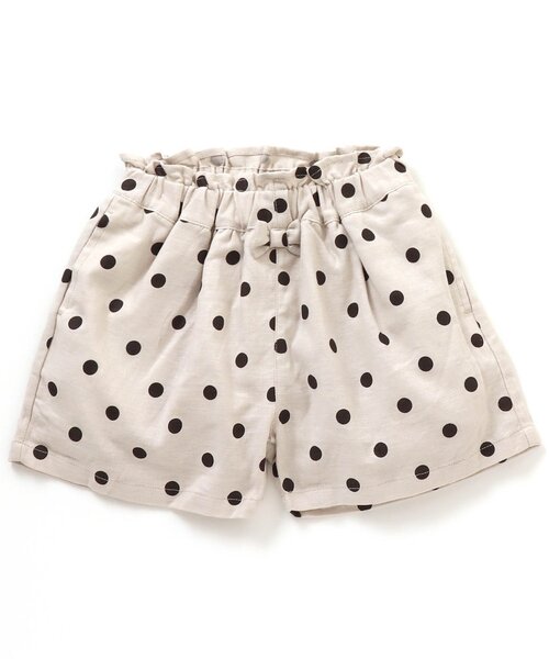 BREEZE（ブリーズ）の「ドットショートパンツ（その他パンツ・キッズ・オフホワイト/ブラウン・100/130/140/110/90/80/120）」の7枚目の写真