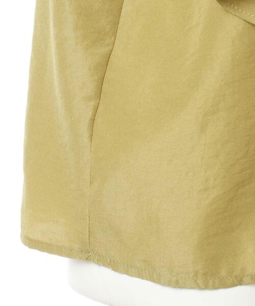 INGNI（イング）の「フリルギャザー／ブラウス（シャツ/ブラウス・レディース・オフホワイト/イエロー/グリーン/ベージュ/ブラック/ブルー・M）」の12枚目の写真