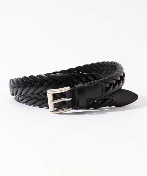 TOMORROWLAND （トゥモローランド）の「Anderson's レザーメッシュベルト（ベルト・メンズ・ブラック/ベージュ/ダークブラウン・80/39/42）」の2枚目の写真