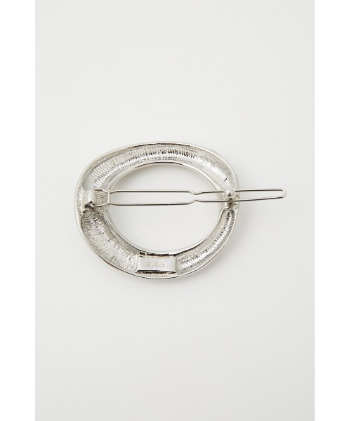 SLY（スライ）の「Sly Skin ROUND HAIR CLIP ヘアクリップ（バレッタ/ヘアクリップ・レディース・ベージュ/シルバー・FREE）」の8枚目の写真