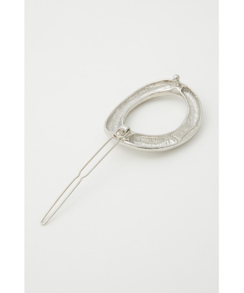 SLY（スライ）の「Sly Skin ROUND HAIR CLIP ヘアクリップ（バレッタ/ヘアクリップ・レディース・ベージュ/シルバー・FREE）」の11枚目の写真