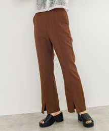 w closet | セミフレアスリットパンツ(スラックス)