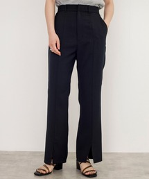 w closet | セミフレアスリットパンツ(スラックス)