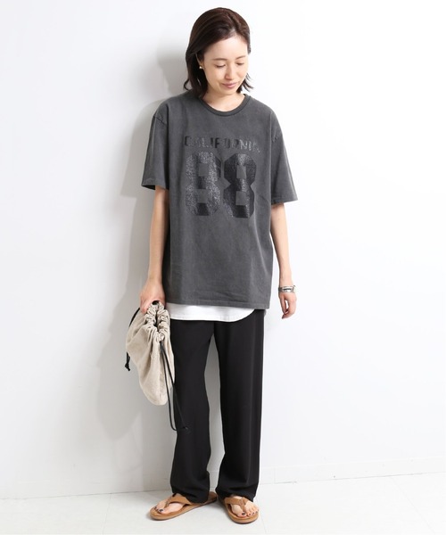 SLOBE IENA（スローブイエナ）の「リラックスイージーパンツ【ウエストゴム/手洗い可能】◆（その他パンツ・レディース・ブラック/ベージュ/アイボリー・38/36）」の17枚目の写真