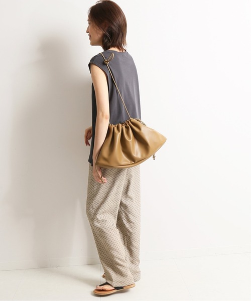 SLOBE IENA（スローブイエナ）の「リラックスイージーパンツ【ウエストゴム/手洗い可能】◆（その他パンツ・レディース・ブラック/ベージュ/アイボリー・38/36）」の9枚目の写真