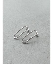オーバルメタルピアス