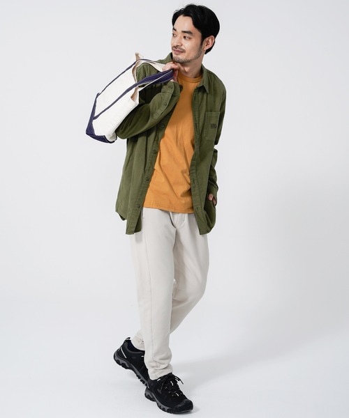 KRIFF MAYER（クリフメイヤー）の「無地ネルシャツ（シャツ/ブラウス・メンズ・ベージュ/ネイビー/グレー/オフホワイト/オリーブ/カラフル・SMALL/MEDIUM/LARGE/X-LARGE）」の17枚目の写真