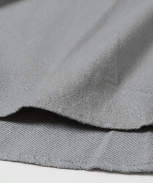 KRIFF MAYER（クリフメイヤー）の「無地ネルシャツ（シャツ/ブラウス・メンズ・ベージュ/ネイビー/グレー/オフホワイト/オリーブ/カラフル・SMALL/MEDIUM/LARGE/X-LARGE）」の13枚目の写真