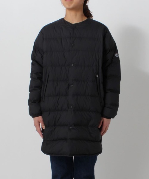 ORCIVAL(オーシバル)の「ORCIVAL/オーシバル ダウンシャツテールコート DOWN SHIRT TAIL COAT(ウィメンズ) #OR-A0073DPL(ダウンジャケット/コート・レディース・ブラック/オリーブ・2)」の3枚目の写真