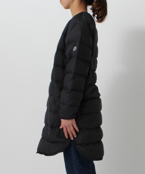 ORCIVAL(オーシバル)の「ORCIVAL/オーシバル ダウンシャツテールコート DOWN SHIRT TAIL COAT(ウィメンズ) #OR-A0073DPL(ダウンジャケット/コート・レディース・ブラック/オリーブ・2)」の4枚目の写真
