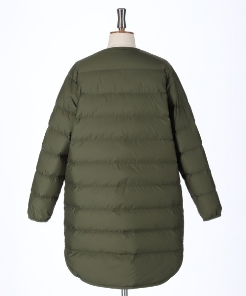 ORCIVAL(オーシバル)の「ORCIVAL/オーシバル ダウンシャツテールコート DOWN SHIRT TAIL COAT(ウィメンズ) #OR-A0073DPL(ダウンジャケット/コート・レディース・ブラック/オリーブ・2)」の7枚目の写真