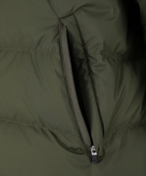ORCIVAL(オーシバル)の「ORCIVAL/オーシバル ダウンシャツテールコート DOWN SHIRT TAIL COAT(ウィメンズ) #OR-A0073DPL(ダウンジャケット/コート・レディース・ブラック/オリーブ・2)」の10枚目の写真