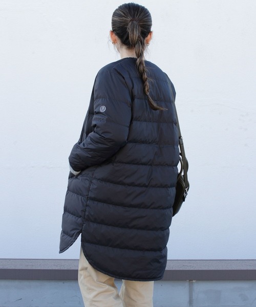 ORCIVAL(オーシバル)の「ORCIVAL/オーシバル ダウンシャツテールコート DOWN SHIRT TAIL COAT(ウィメンズ) #OR-A0073DPL(ダウンジャケット/コート・レディース・ブラック/オリーブ・2)」の13枚目の写真