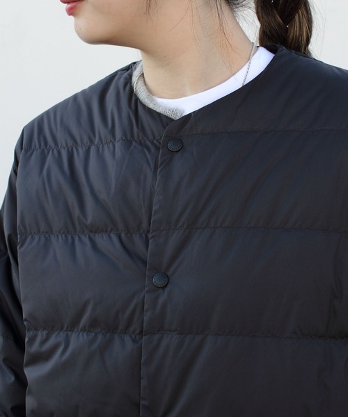ORCIVAL(オーシバル)の「ORCIVAL/オーシバル ダウンシャツテールコート DOWN SHIRT TAIL COAT(ウィメンズ) #OR-A0073DPL(ダウンジャケット/コート・レディース・ブラック/オリーブ・2)」の18枚目の写真