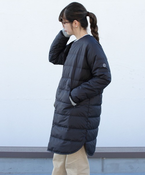 ORCIVAL(オーシバル)の「ORCIVAL/オーシバル ダウンシャツテールコート DOWN SHIRT TAIL COAT(ウィメンズ) #OR-A0073DPL(ダウンジャケット/コート・レディース・ブラック/オリーブ・2)」の12枚目の写真