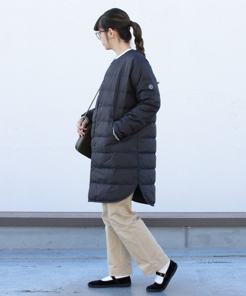 ORCIVAL(オーシバル)の「ORCIVAL/オーシバル ダウンシャツテールコート DOWN SHIRT TAIL COAT(ウィメンズ) #OR-A0073DPL(ダウンジャケット/コート・レディース・ブラック/オリーブ・2)」の16枚目の写真
