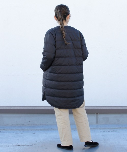 ORCIVAL(オーシバル)の「ORCIVAL/オーシバル ダウンシャツテールコート DOWN SHIRT TAIL COAT(ウィメンズ) #OR-A0073DPL(ダウンジャケット/コート・レディース・ブラック/オリーブ・2)」の17枚目の写真