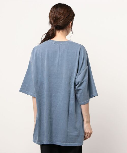 Figments（フィグメンツ）の「ピグメントソリッドＴ（Tシャツ/カットソー・レディース・ブルー/グリーン/スミクロ・FREE）」の8枚目の写真