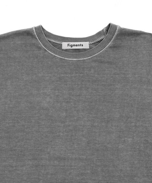 Figments（フィグメンツ）の「ピグメントソリッドＴ（Tシャツ/カットソー・レディース・ブルー/グリーン/スミクロ・FREE）」の4枚目の写真