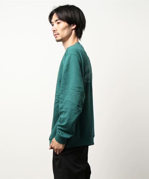 KRIFF MAYER(クリフメイヤー)の「《WEB限定》裏毛クルーネック(スウェット・メンズ・チャコール/ダークグリーン/ナチュラル/レンガ・MEDIUM/X-LARGE/LARGE)」の5枚目の写真