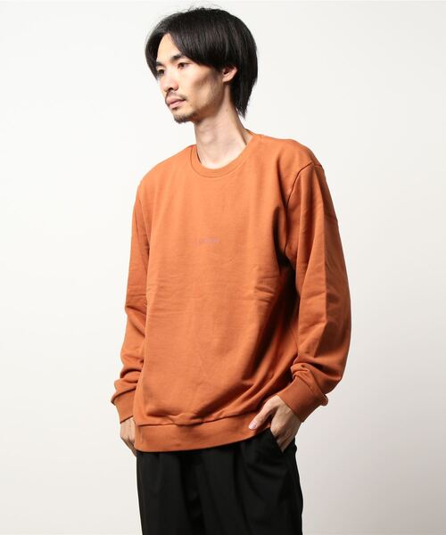 KRIFF MAYER(クリフメイヤー)の「《WEB限定》裏毛クルーネック(スウェット・メンズ・チャコール/ダークグリーン/ナチュラル/レンガ・MEDIUM/X-LARGE/LARGE)」の11枚目の写真