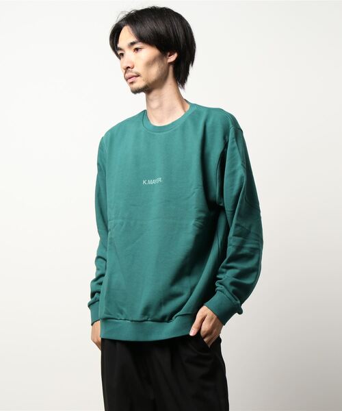 KRIFF MAYER(クリフメイヤー)の「《WEB限定》裏毛クルーネック(スウェット・メンズ・チャコール/ダークグリーン/ナチュラル/レンガ・MEDIUM/X-LARGE/LARGE)」の10枚目の写真