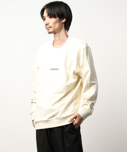 KRIFF MAYER(クリフメイヤー)の「《WEB限定》裏毛クルーネック(スウェット・メンズ・チャコール/ダークグリーン/ナチュラル/レンガ・MEDIUM/X-LARGE/LARGE)」の13枚目の写真