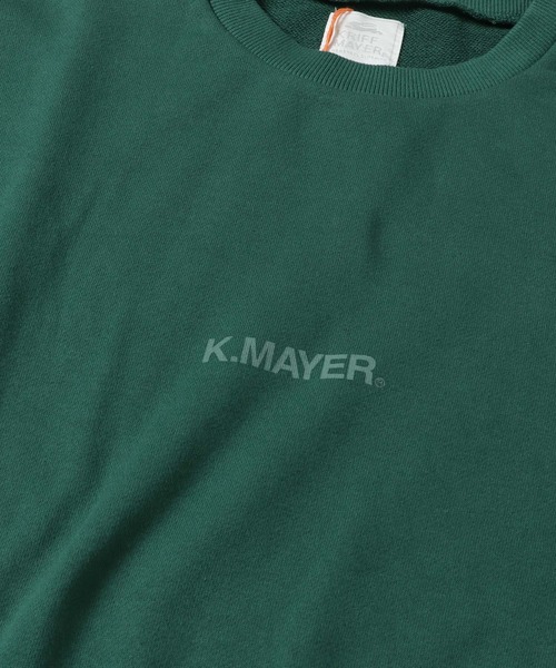 KRIFF MAYER(クリフメイヤー)の「《WEB限定》裏毛クルーネック(スウェット・メンズ・チャコール/ダークグリーン/ナチュラル/レンガ・MEDIUM/X-LARGE/LARGE)」の15枚目の写真