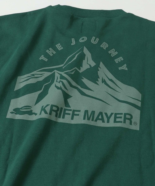 KRIFF MAYER(クリフメイヤー)の「《WEB限定》裏毛クルーネック(スウェット・メンズ・チャコール/ダークグリーン/ナチュラル/レンガ・MEDIUM/X-LARGE/LARGE)」の16枚目の写真