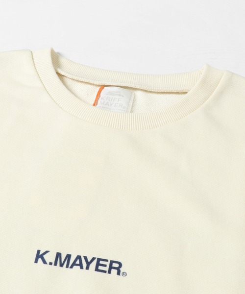 KRIFF MAYER(クリフメイヤー)の「《WEB限定》裏毛クルーネック(スウェット・メンズ・チャコール/ダークグリーン/ナチュラル/レンガ・MEDIUM/X-LARGE/LARGE)」の14枚目の写真