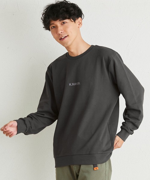 KRIFF MAYER(クリフメイヤー)の「《WEB限定》裏毛クルーネック(スウェット・メンズ・チャコール/ダークグリーン/ナチュラル/レンガ・MEDIUM/X-LARGE/LARGE)」の20枚目の写真