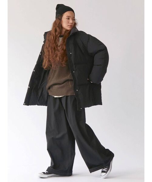 Ungrid（アングリッド）の「セーラーカラージップニット(ハーフジップ)（ニット/セーター・レディース・ライトグレー/ダークブラウン/ブラック・FREE）」の16枚目の写真