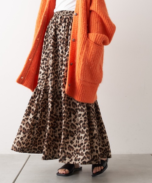 CIAOPANIC TYPY（チャオパニックティピー）の「ティアードボリュームカラースカート（スカート・レディース・ブラック/ベージュ/ピンク/ブルー・ONE SIZE）」の3枚目の写真