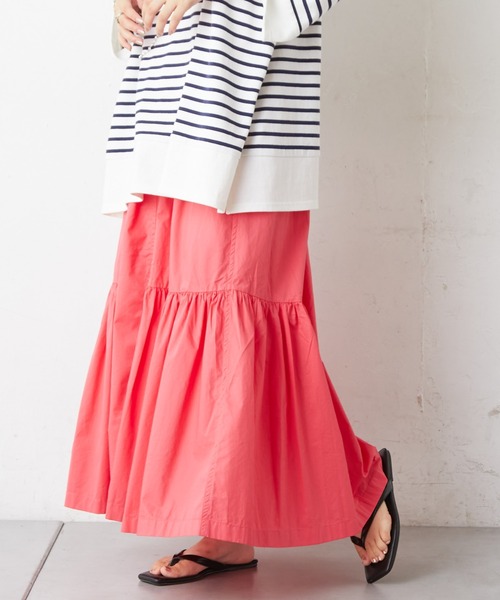 CIAOPANIC TYPY（チャオパニックティピー）の「ティアードボリュームカラースカート（スカート・レディース・ブラック/ベージュ/ピンク/ブルー・ONE SIZE）」の21枚目の写真