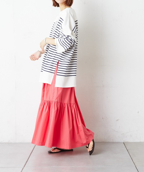 CIAOPANIC TYPY（チャオパニックティピー）の「ティアードボリュームカラースカート（スカート・レディース・ブラック/ベージュ/ピンク/ブルー・ONE SIZE）」の13枚目の写真